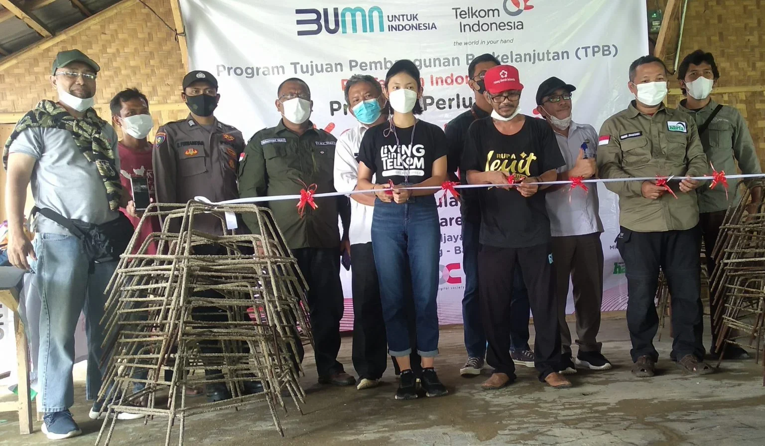 PT. Telkom Perluas Konservasi Terumbu Karang di Pulau Badul